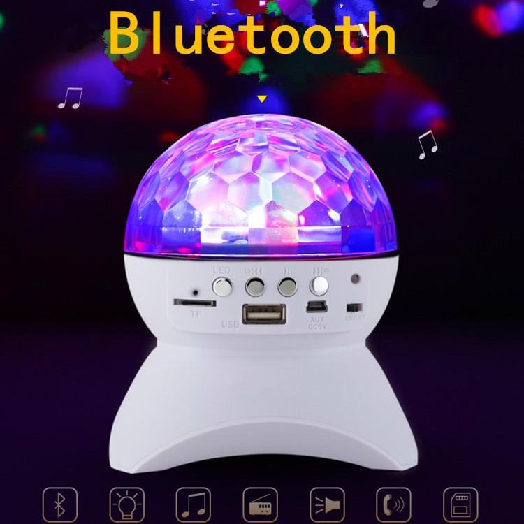 LED Φωτορυθμικό - Ηχειάκι Bluetooth με USB, TF, MicroUSB - Disco Music Ball Club Runner